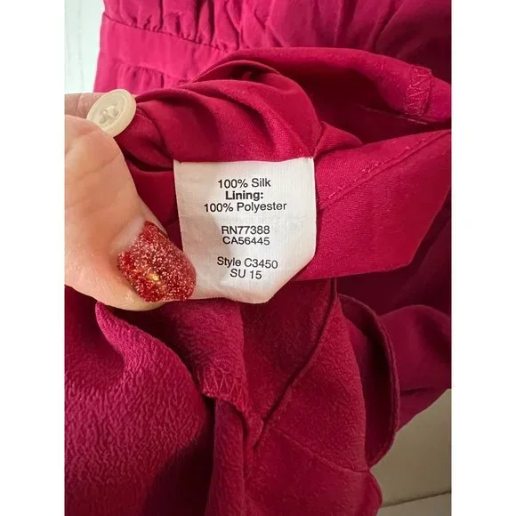 Madewell Silk lining Spaghetti Strap Summer Dress Size 0 - Picture 4 of 4